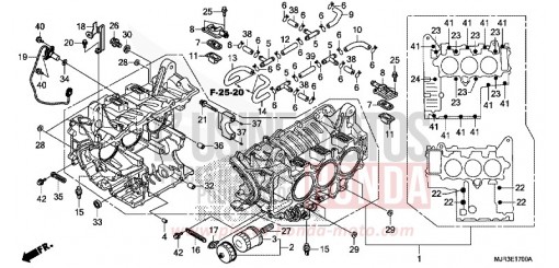 BLOC-CYLINDRES GL1800CF de 2015